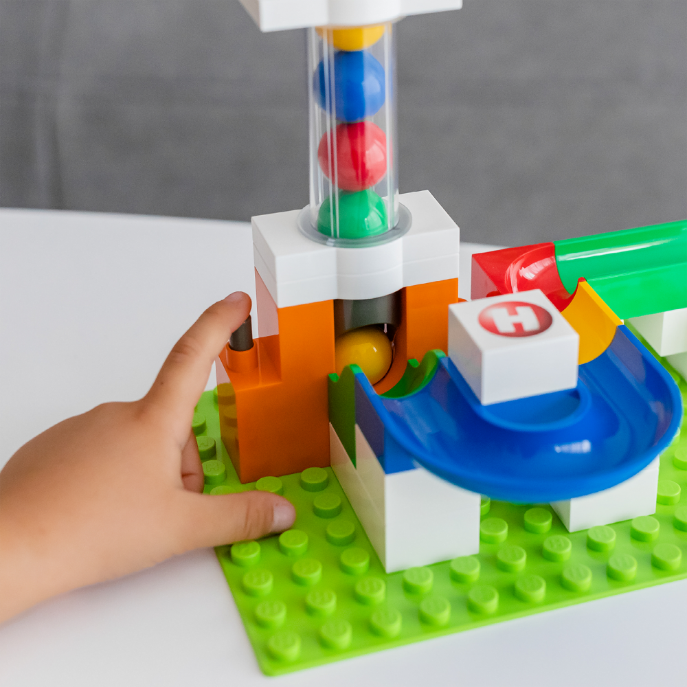 Jucarie copii Marble Run Hubelino - extensie lift pentru bile (24 piese) [3]