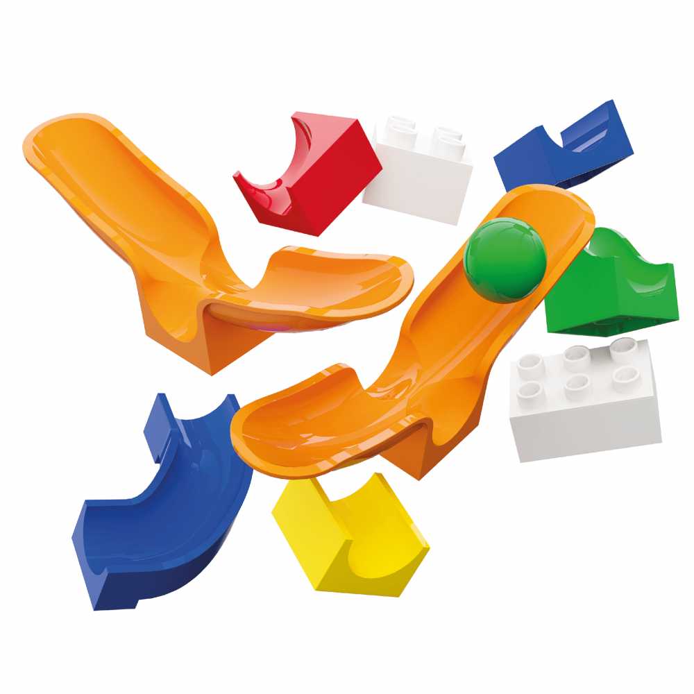 Jucarie copii Marble Run Hubelino - extensie pendul (46 piese) [3]