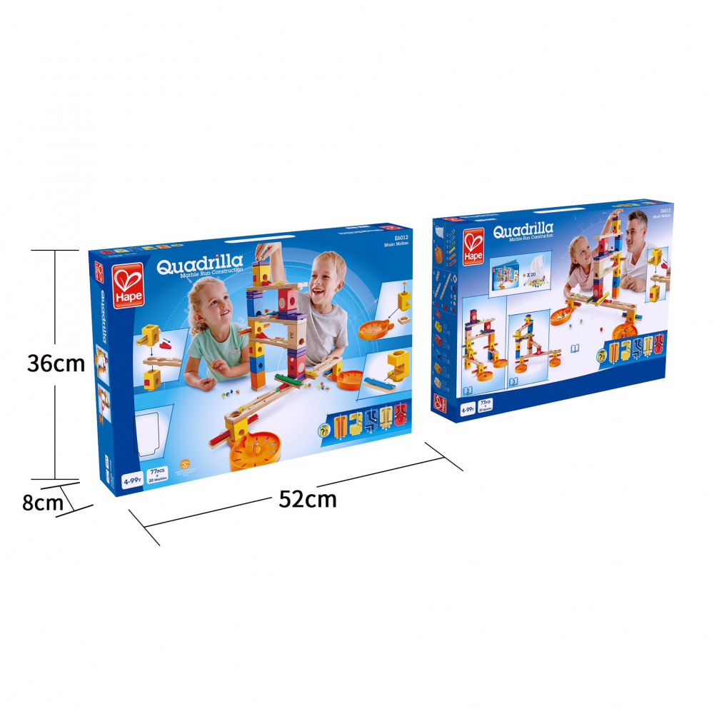 Jucarie copii Quadrilla - circuit cu bile - Muzica in miscare (97 piese) [6]