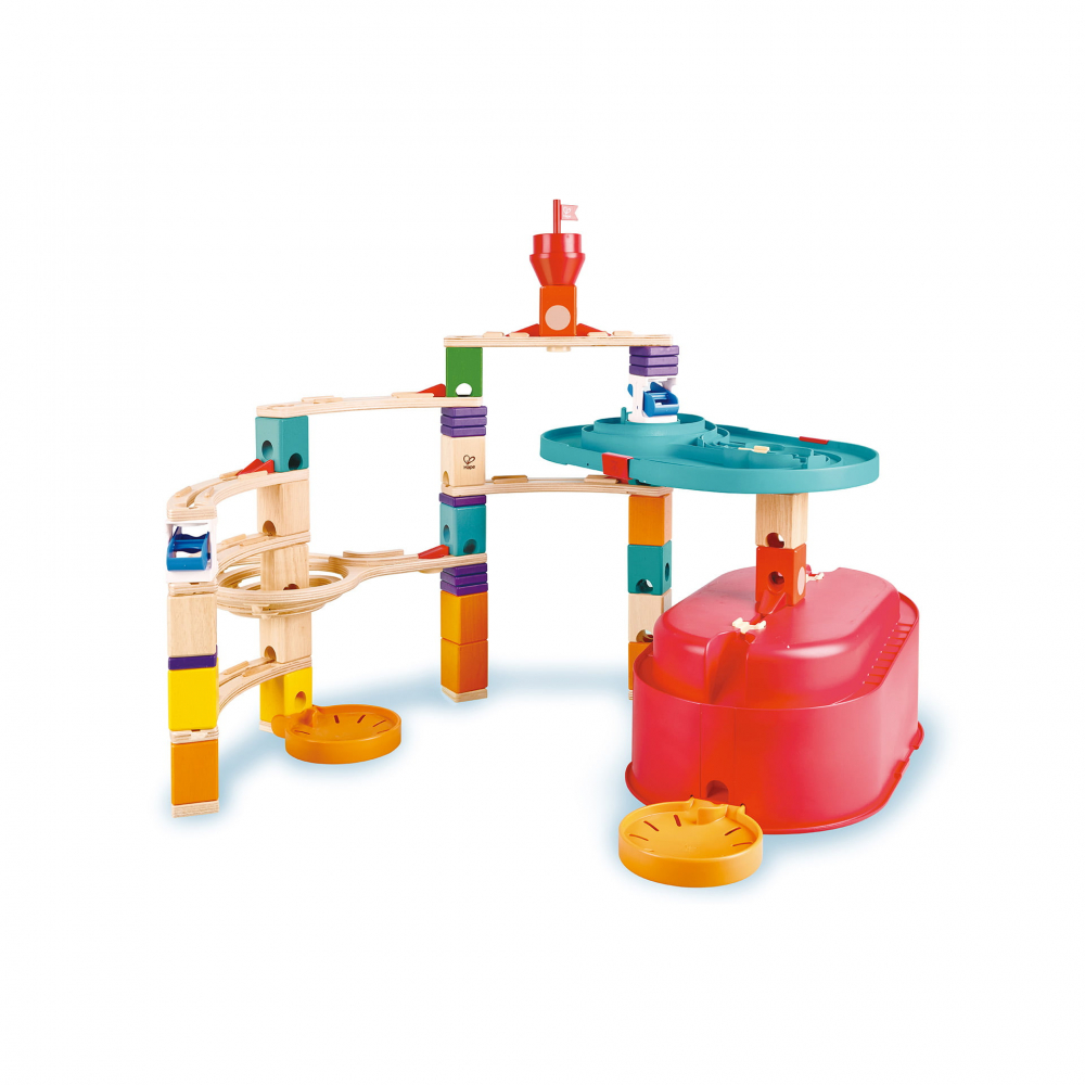 Jucarie copii Quadrilla - circuit cu bile - Set cu galeti (90 piese) [1]