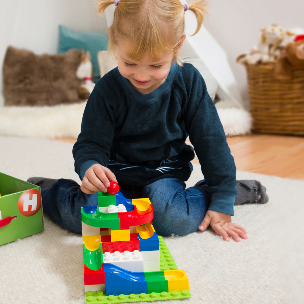 Jucarie de construit pentru copii Marble Run Hubelino (45 piese) [4]