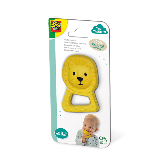 Jucarie dentitie - Leul Lion din cauciuc  natural 100% [1]