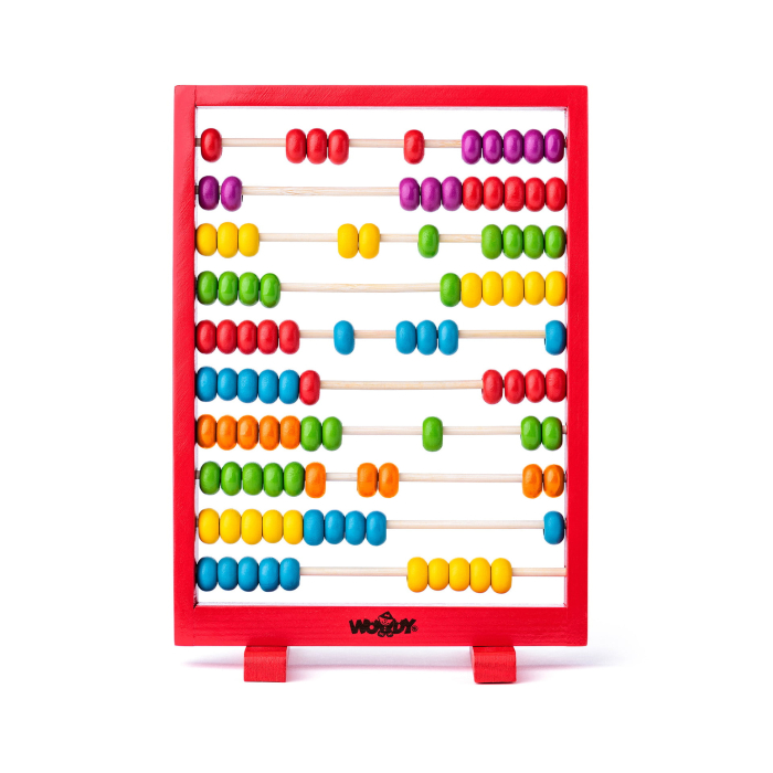 Jucarie din lemn - Abac rosu [1]