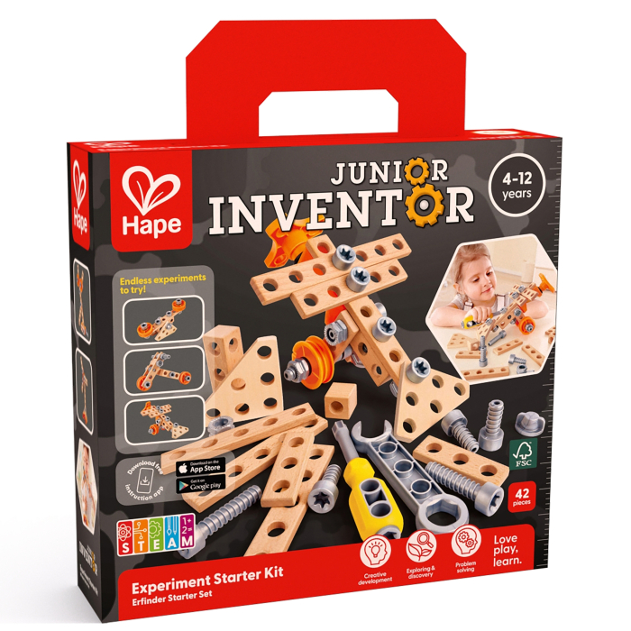 Jucarie din lemn - Kit de pornire pentru experimente (42 piese) [1]