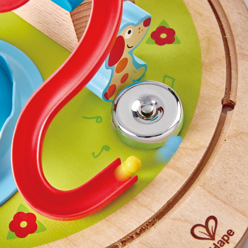 Jucarie din lemn - Labirint magnetic 3D [6]