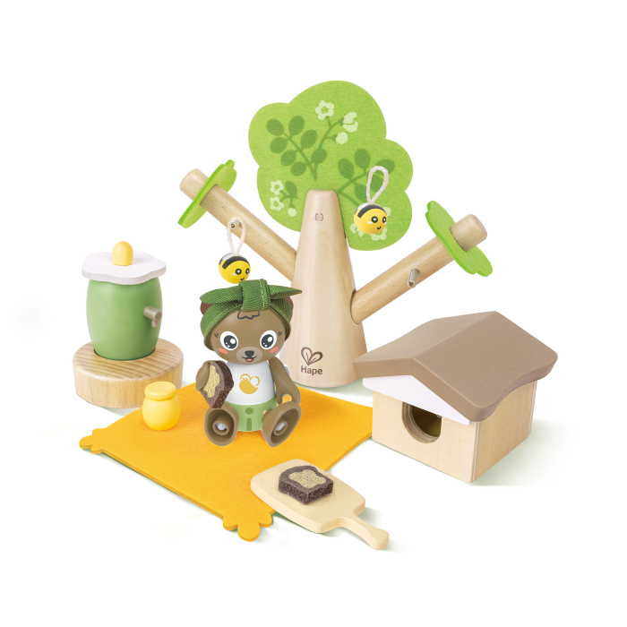 Jucarie din lemn - Picnic cu miere de albine (14 piese) [1]