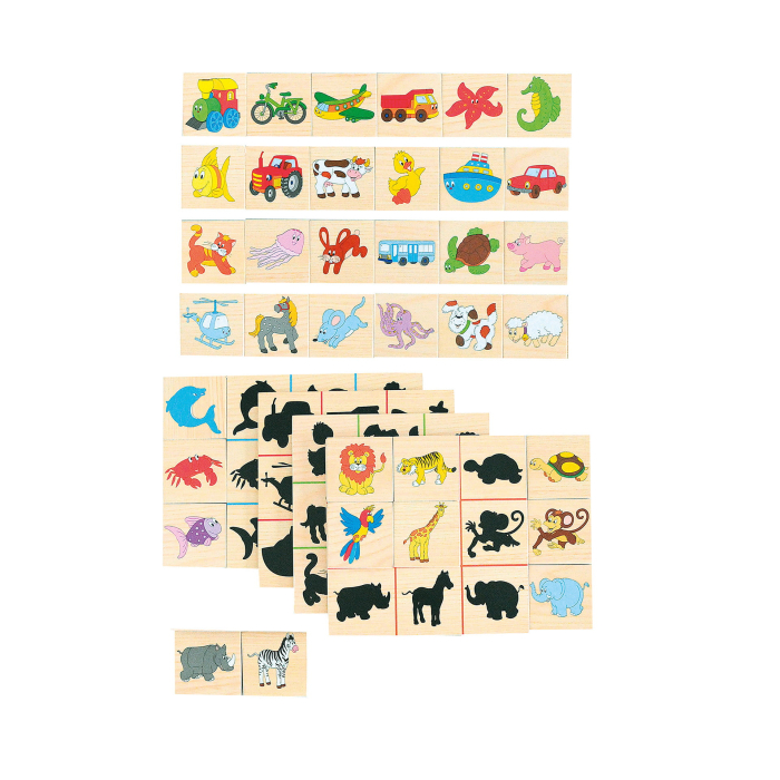 Jucarie din lemn - Potriviti umbrele [1]