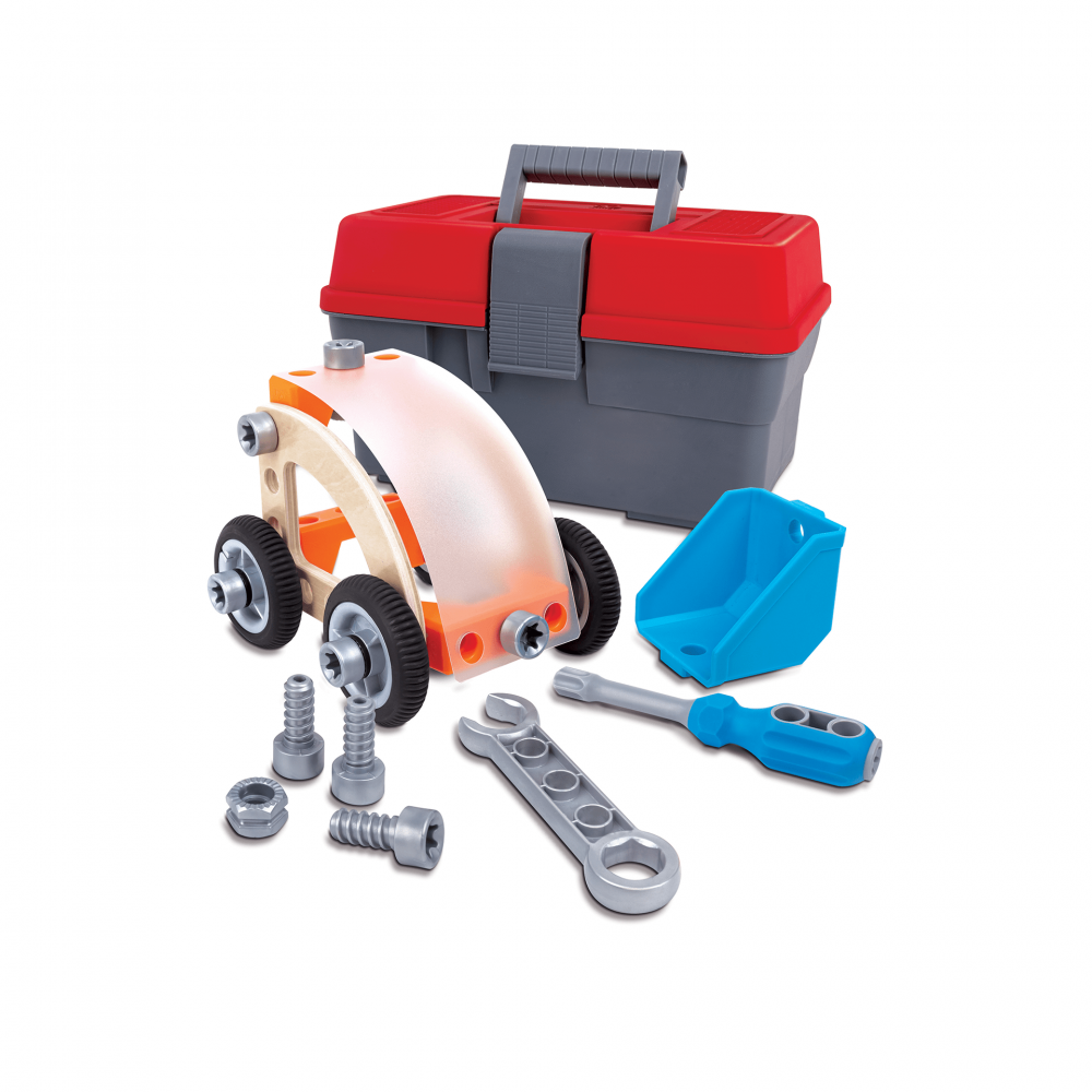 Jucarie din lemn - Set de constructie masini [2]