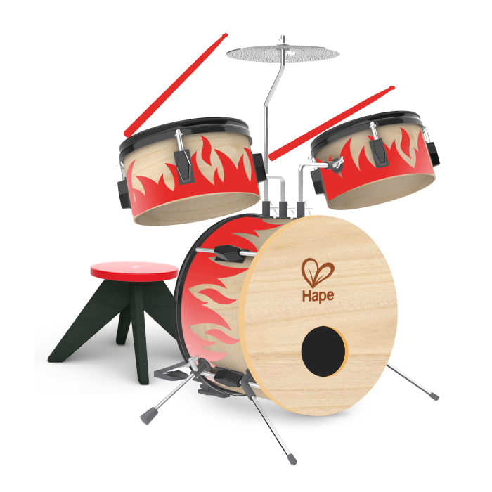 Jucarie din lemn - Set de tobe copii [1]