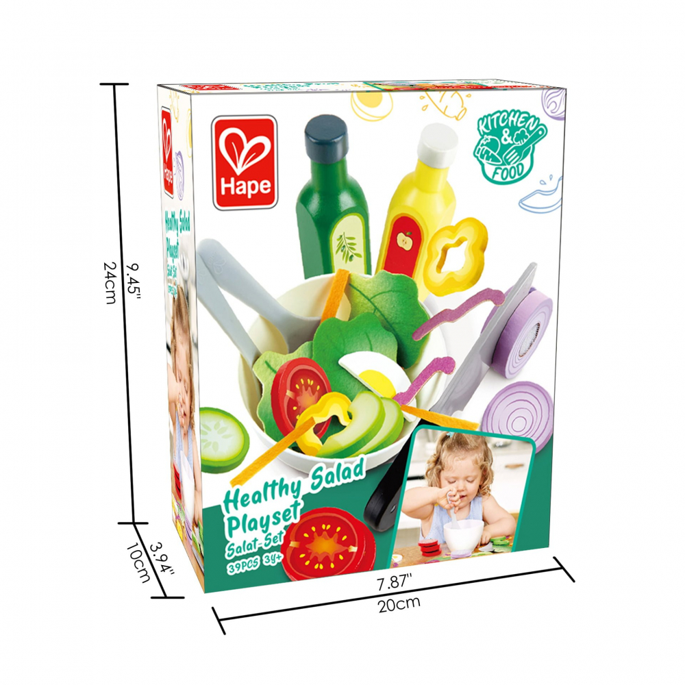 Jucarie din lemn - Set salata (39 piese) [6]