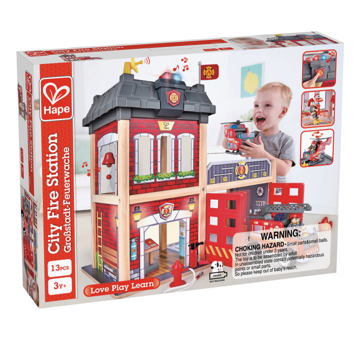 Jucarie din lemn - Statie de pompieri [1]