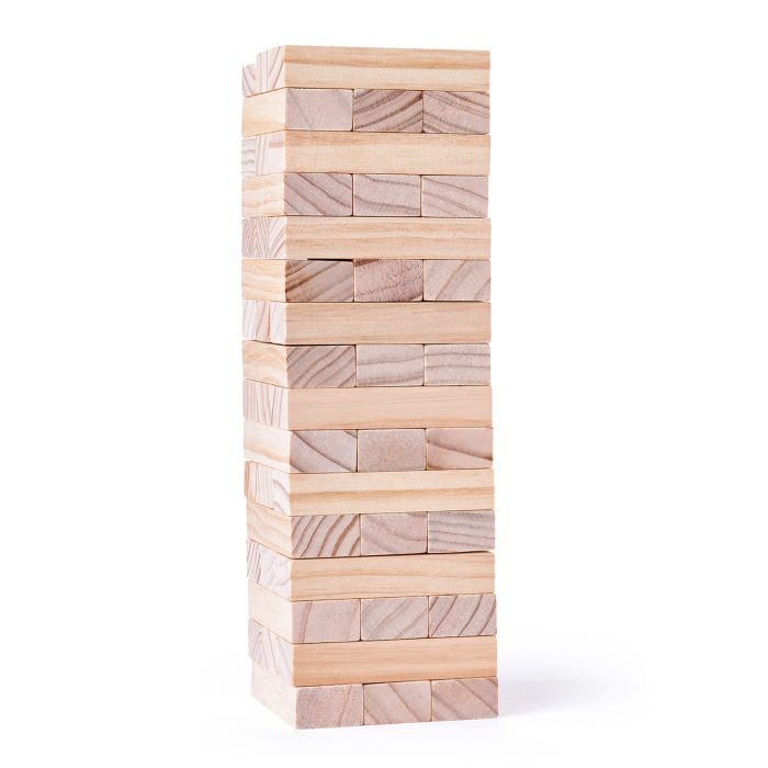 Jucarie din lemn - Turnul Tonny cu piese natur (48 piese) [1]