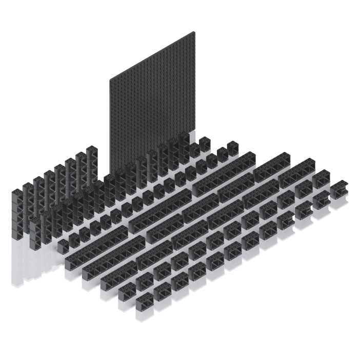 Jucarie Piese de constructie Set M Hubelino (78 piese) [1]