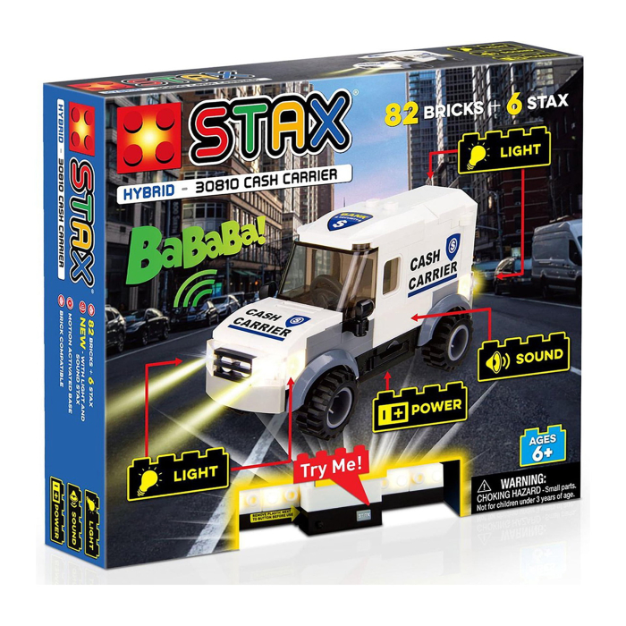 Jucarie - Set constructie copii cu lumini si sunete Stax - Masina blindata [1]