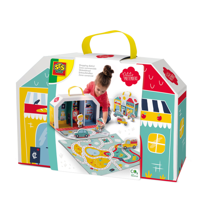 Jucarie - Set cumparaturi cu valiza si saltea [1]