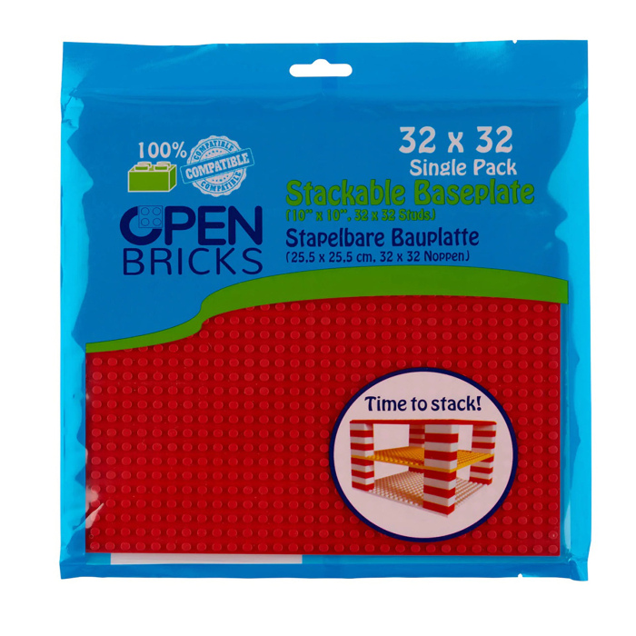 Jucarie - Seturi de constructie - Placa rosie 32x32 [1]