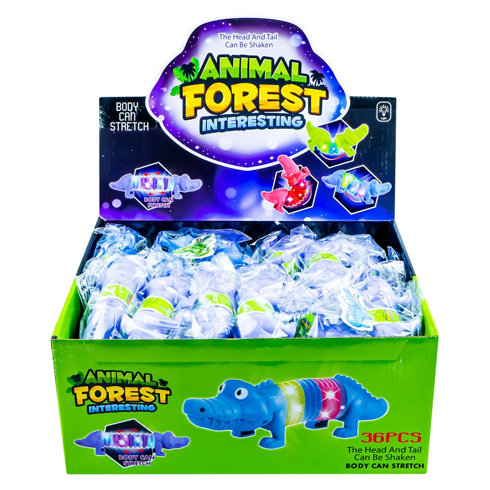 Jucarii antistres, Crocodili, cu lumina, 36 buc/set [3]