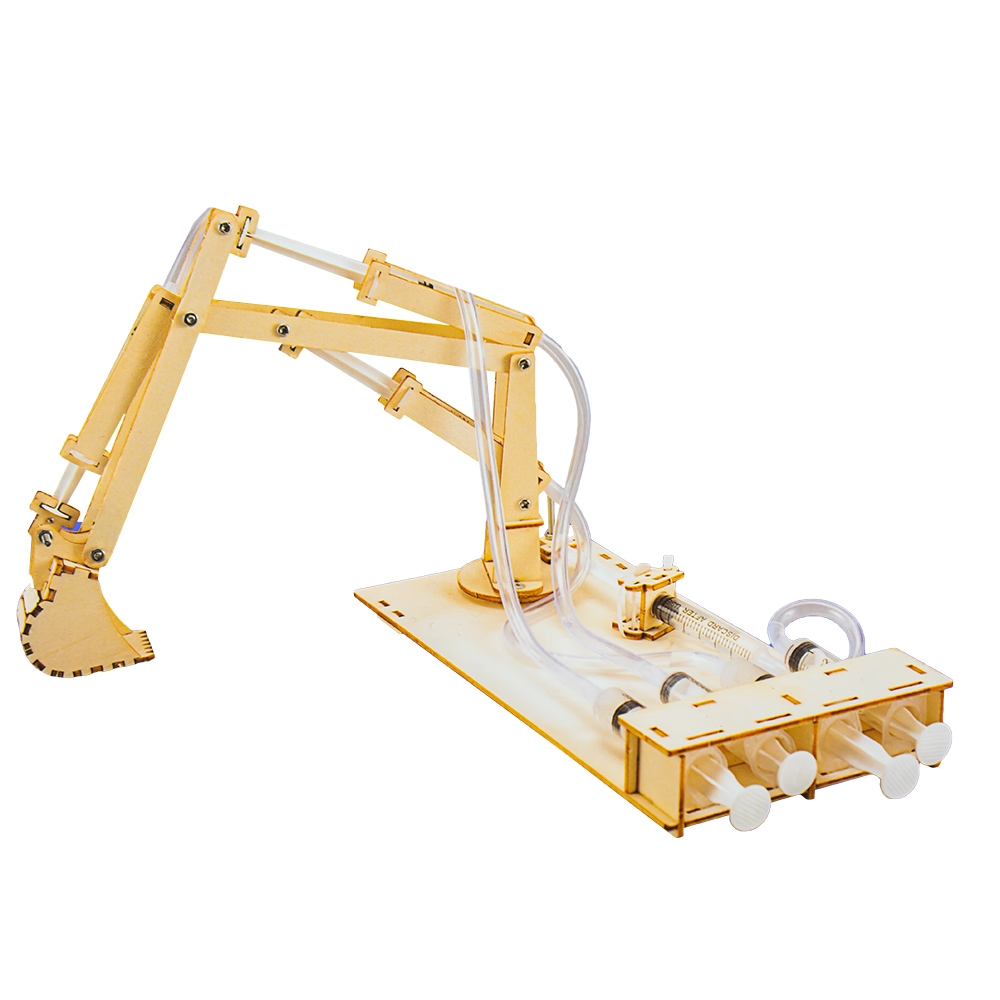 Kit stem, construieste singur - Excavator din lemn hidraulic [2]