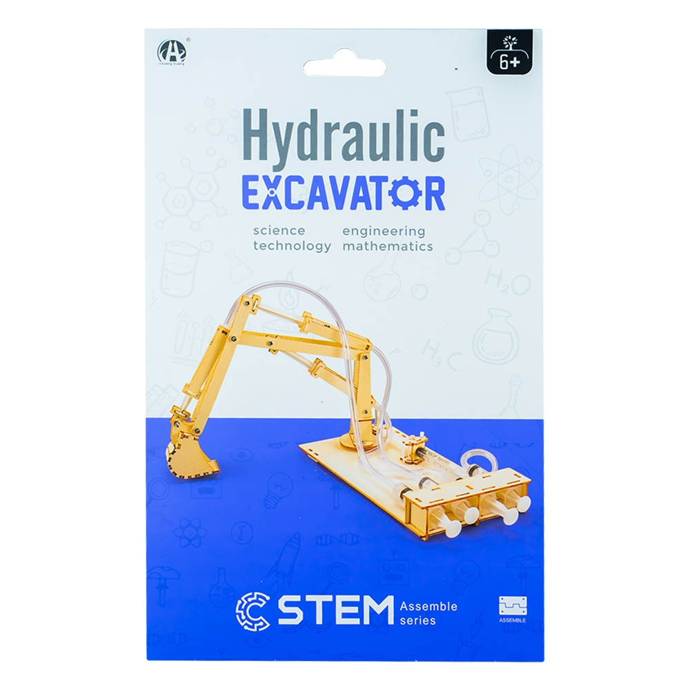 Kit stem, construieste singur - Excavator din lemn hidraulic [3]