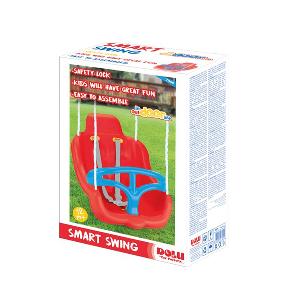 Leagan cu spatar, rosu, 49x40x25cm - Dolu [4]