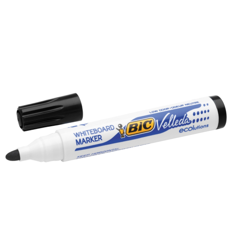 Marker ECO Velleda 1701 negru 12/cutie - BIC [2]