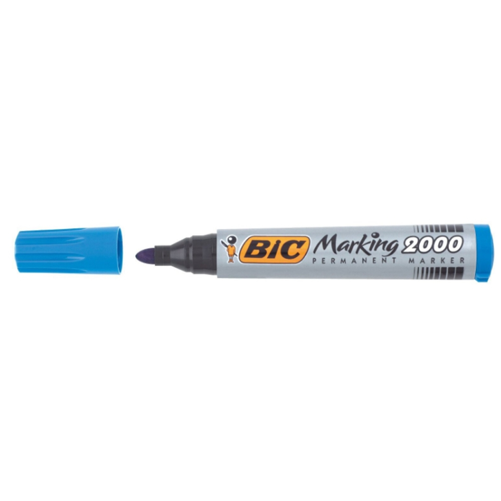 Marker permanent 2000 albastru 12/cutie - BIC [3]