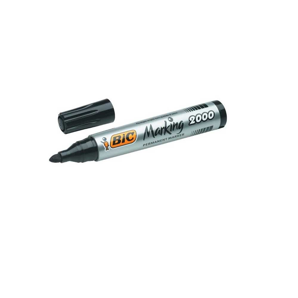 Marker permanent 2000 negru 12/cutie - BIC [1]