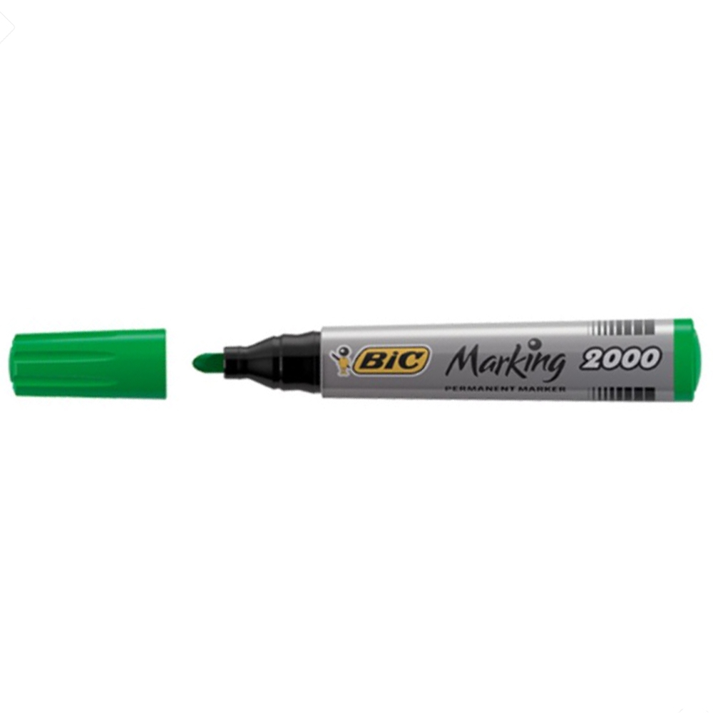 Marker permanent 2000 verde 12/cutie - BIC [2]