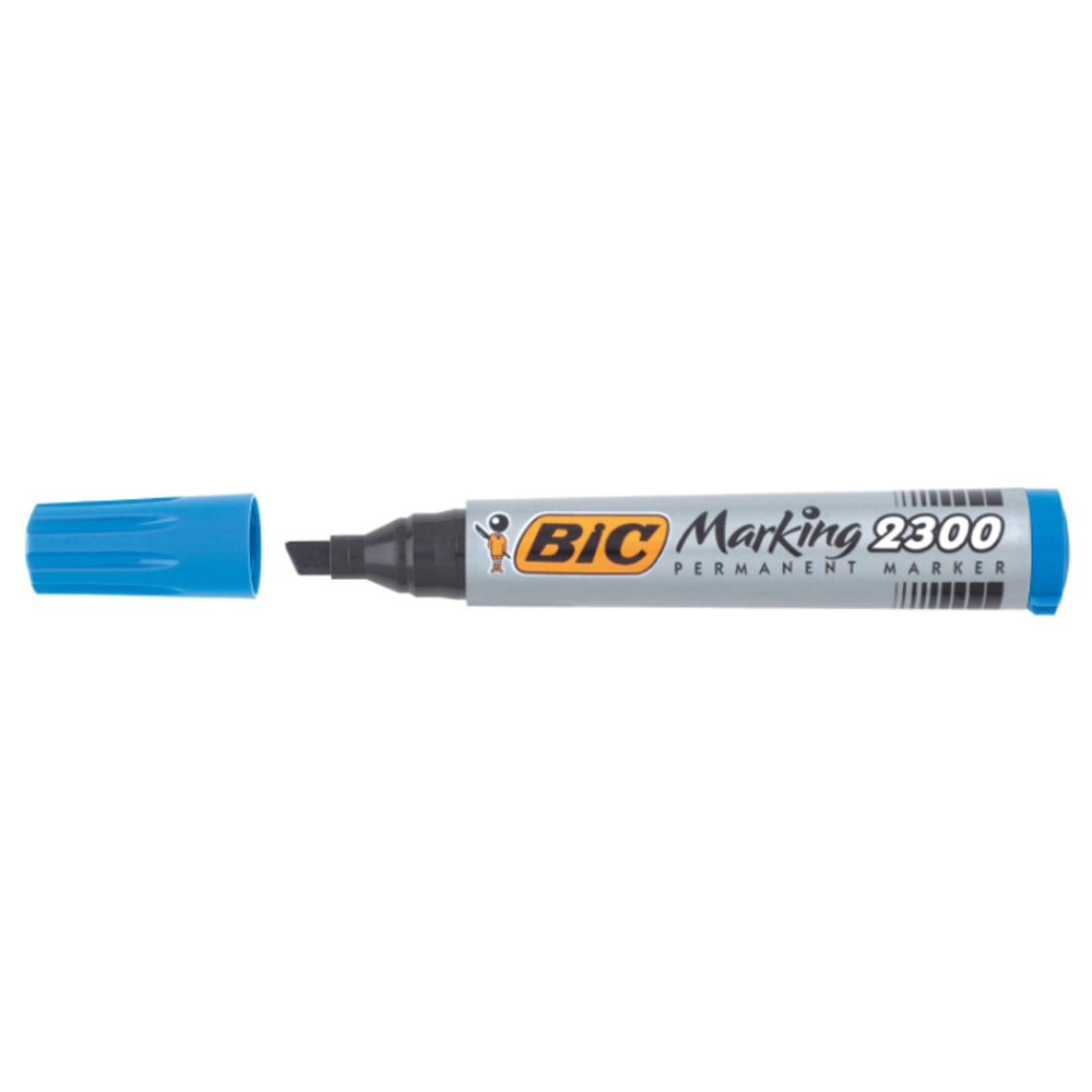 Marker permanent 2300 albastru 12/cutie - BIC [2]