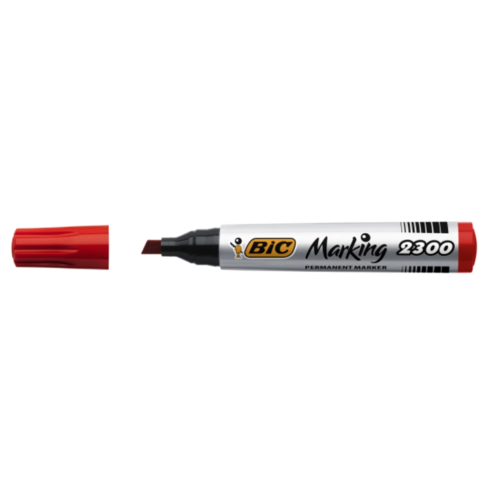 Marker permanent 2300 rosu 12/cutie - BIC [2]