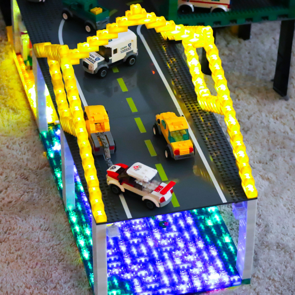 Jucarie Stax Monster truck + Set constructie cu lumini si sunete [5]