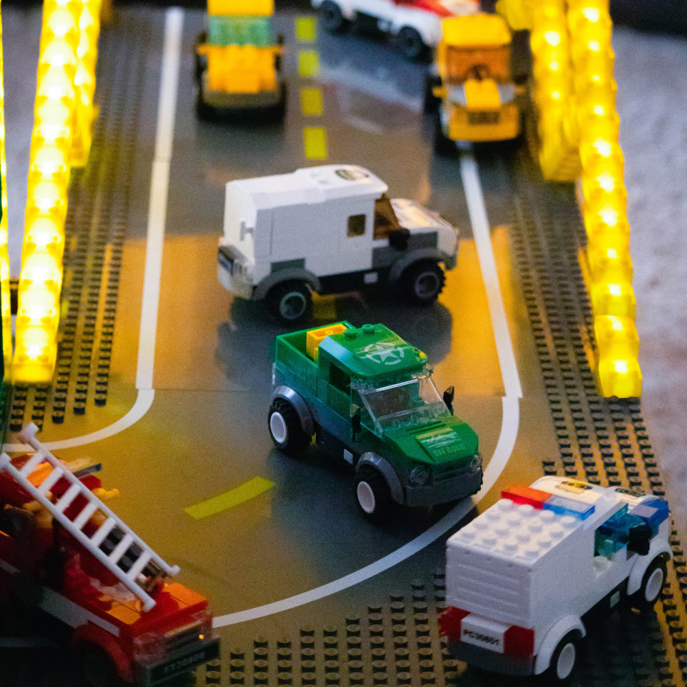 Jucarie Stax Monster truck + Set constructie cu lumini si sunete [6]