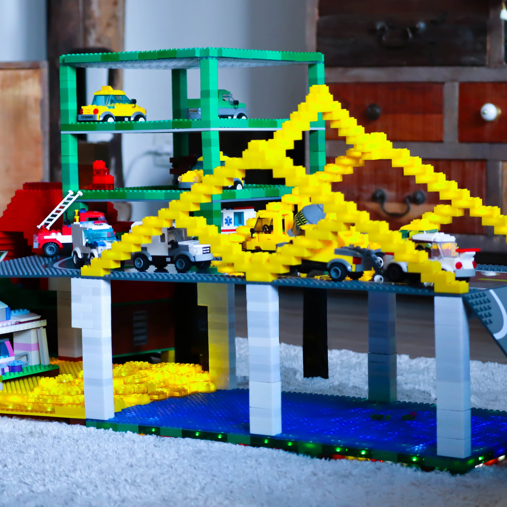Jucarie Stax Monster truck + Set constructie cu lumini si sunete [3]