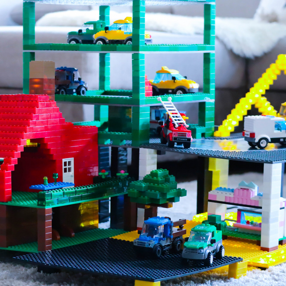 Jucarie Stax Monster truck + Set constructie cu lumini si sunete [4]