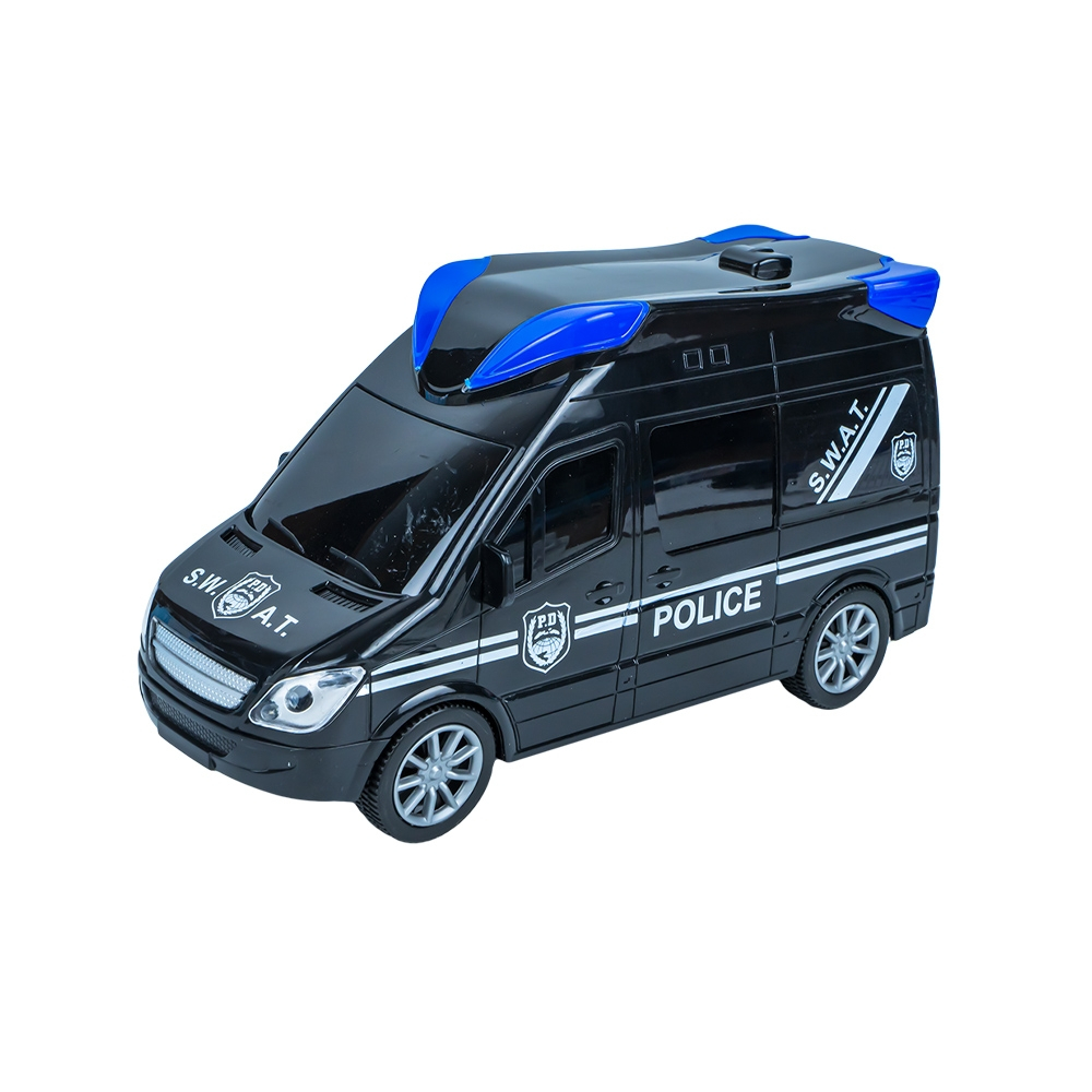 Masina politie, cu baterii, 21.5x9.5x12 cm [2]