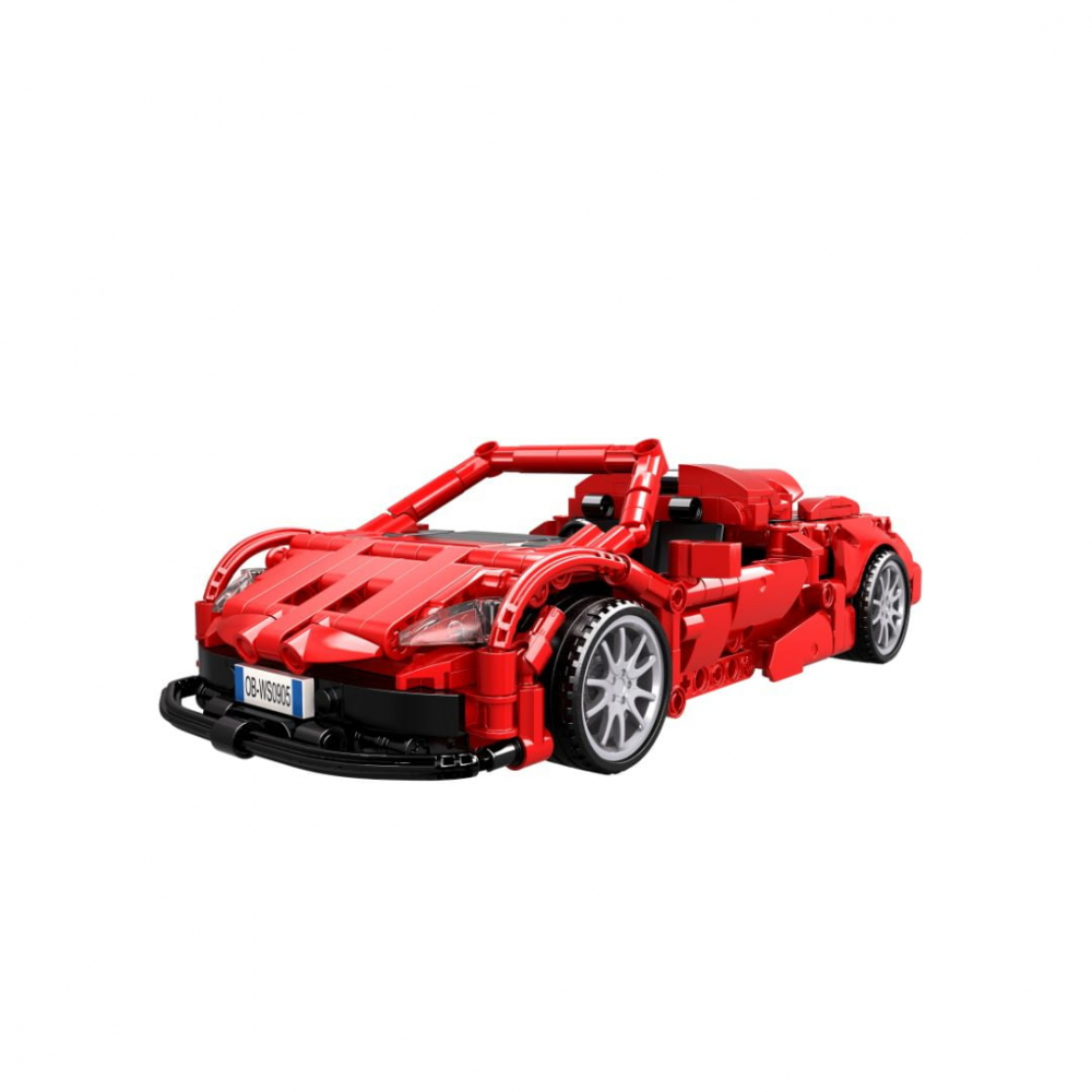 Masina sport rosie tip lego tehnic de constructie (482 piese) [2]