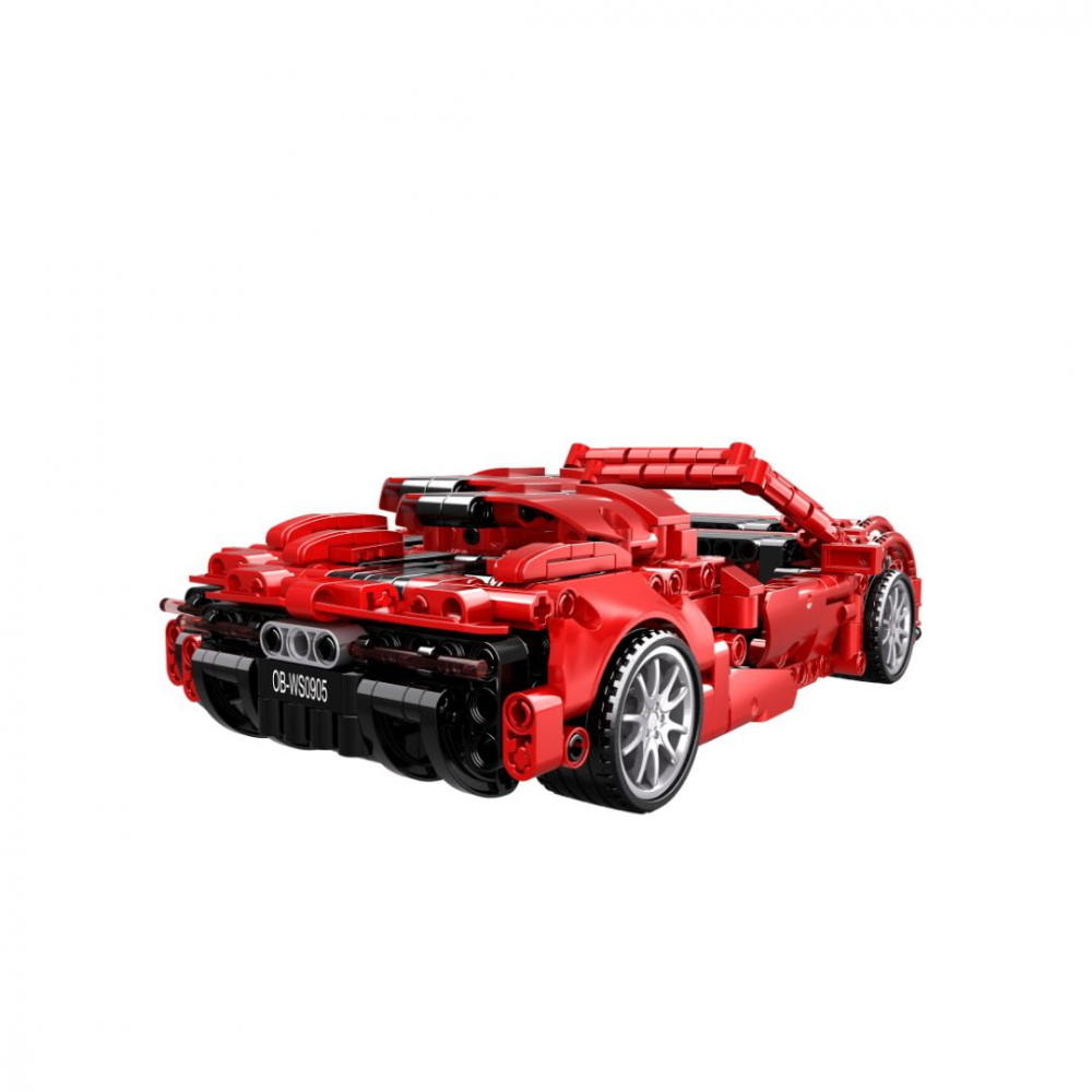 Masina sport rosie tip lego tehnic de constructie (482 piese) [3]