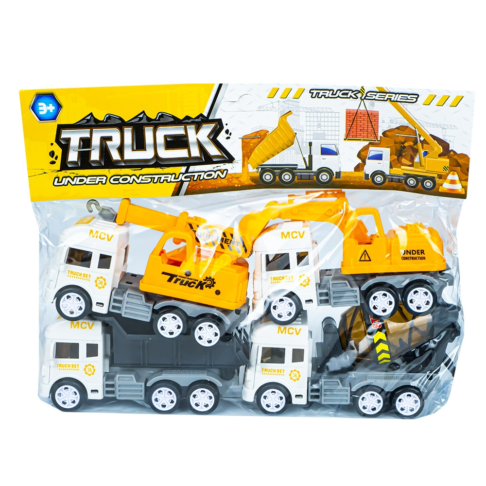 Masini constructie frictiune, 4 buc/set [2]