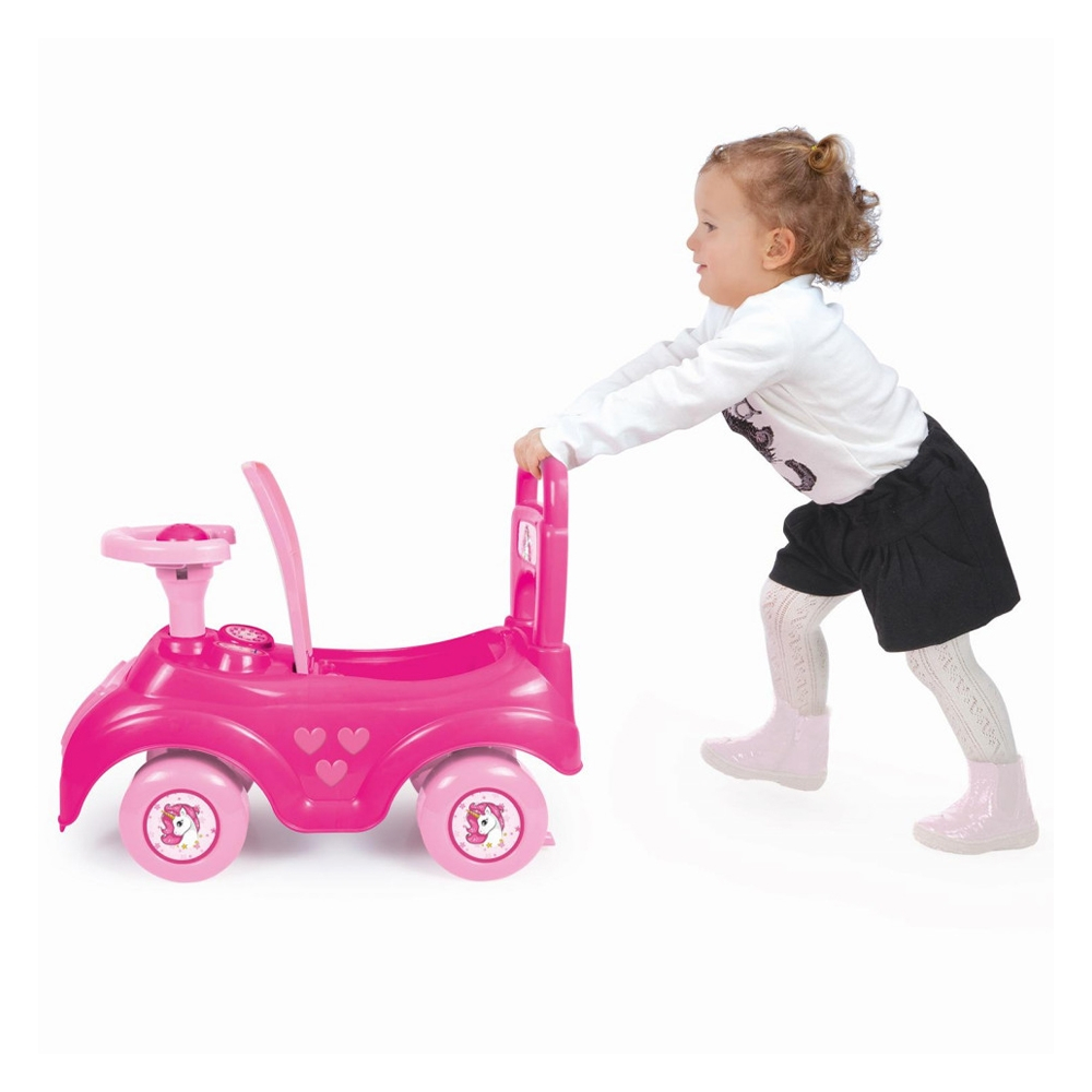 Masinuta fara pedale/roz Unicorn 37x48x21cm - Dolu [2]