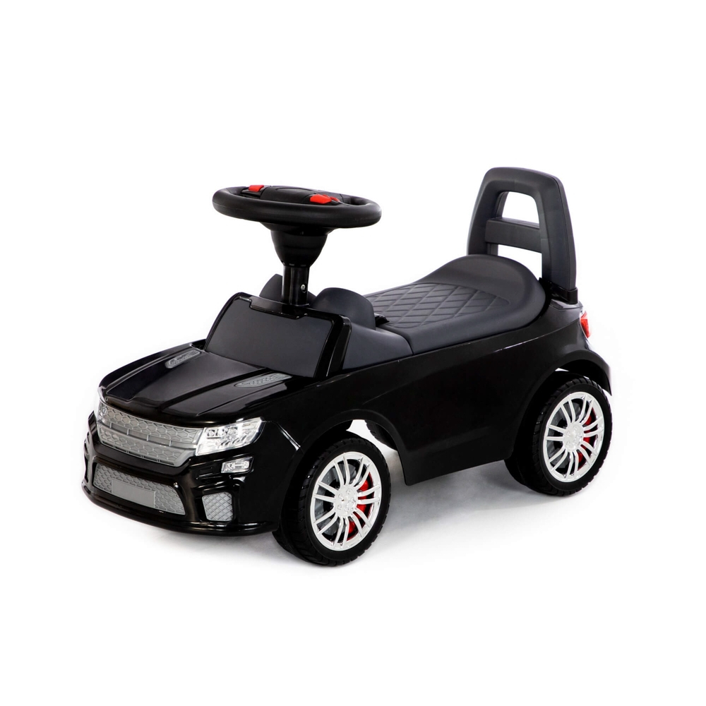 Masinuta - Supercar, neagra, fara pedale, 66x28.5x30 cm, Polesie [3]