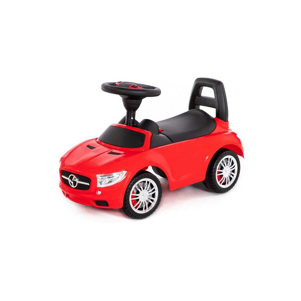 Masinuta - Supercar, rosie, fara pedale, 66x28.5x30 cm, Polesie [1]