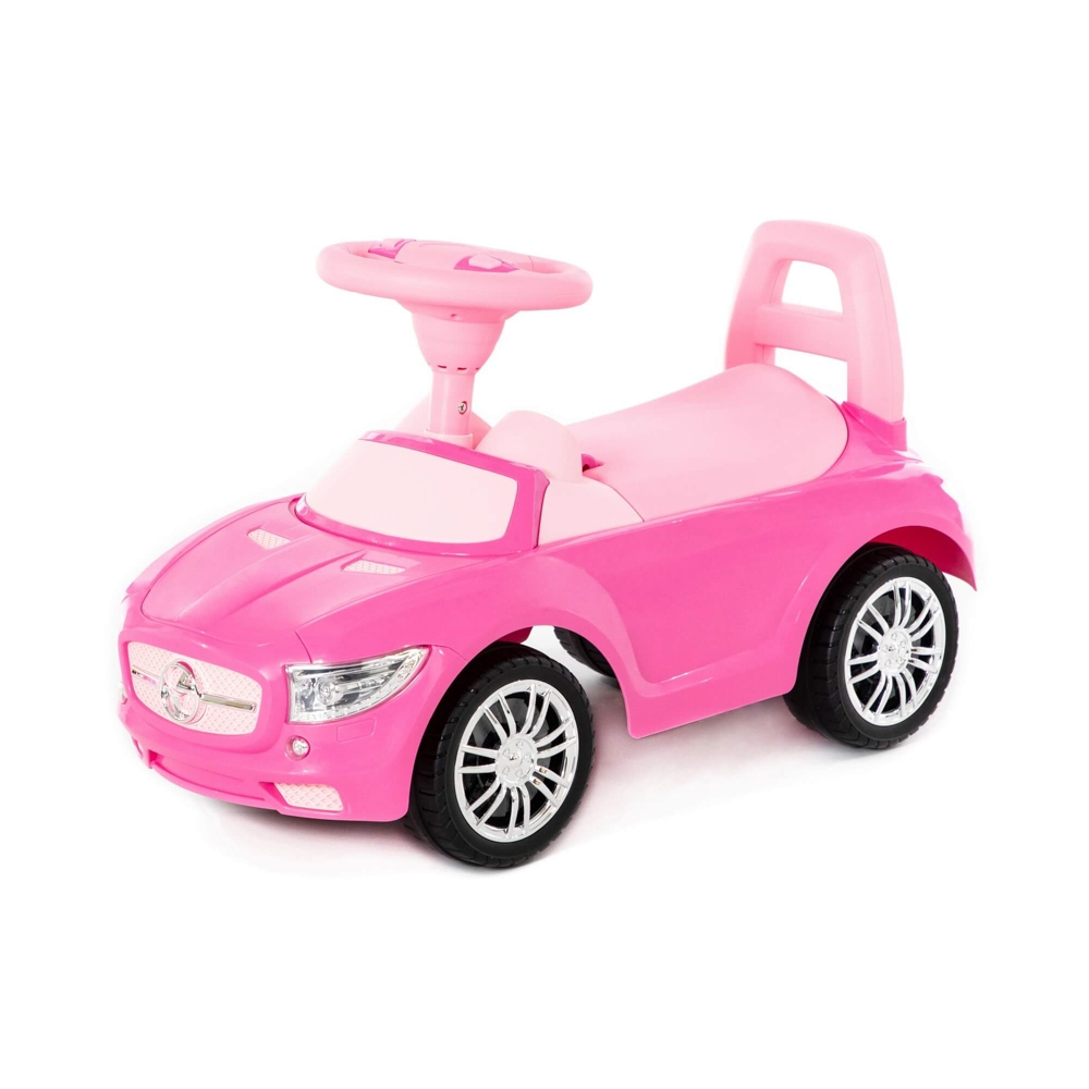 Masinuta - Supercar, roz, fara pedale, 66x28.5x30 cm, Polesie [3]