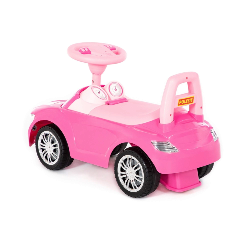 Masinuta - Supercar, roz, fara pedale, 66x28.5x30 cm, Polesie [4]