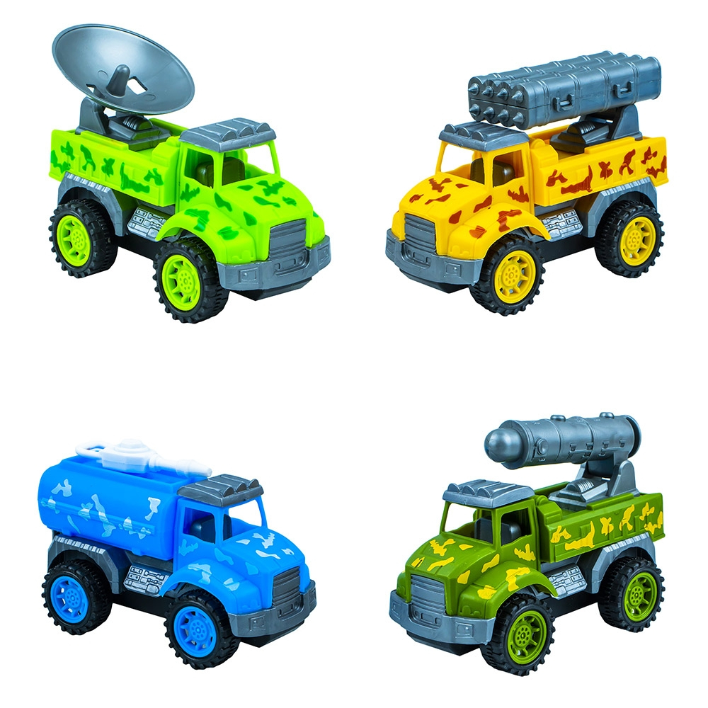Masinute armata frictiune, 4 buc/set [2]
