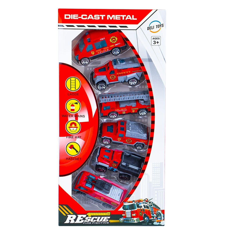 Masinute metal, 6 buc/set [1]