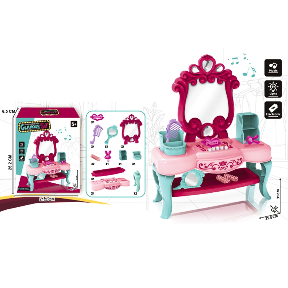 Masuta cu oglinda + accesorii frumusete [1]