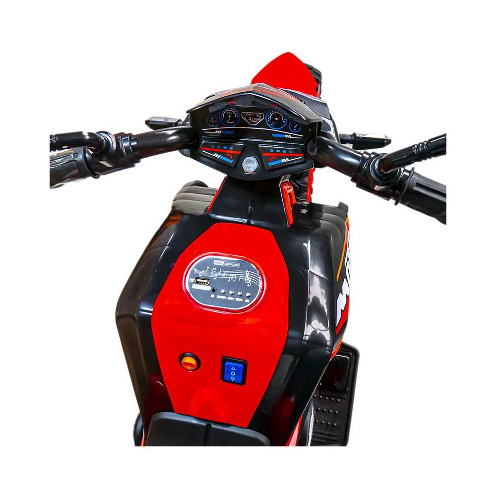 Motocicleta cu acumulator, 1 motor, 12V, 4A [3]