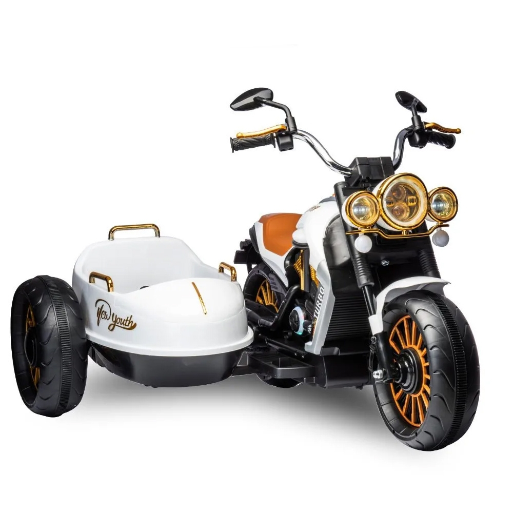 Motocicleta cu atas si acumulator, 1 motor, 12V, 7A [4]