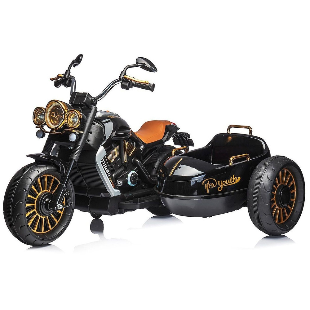 Motocicleta cu atas si acumulator, 1 motor, 12V, 7A [3]