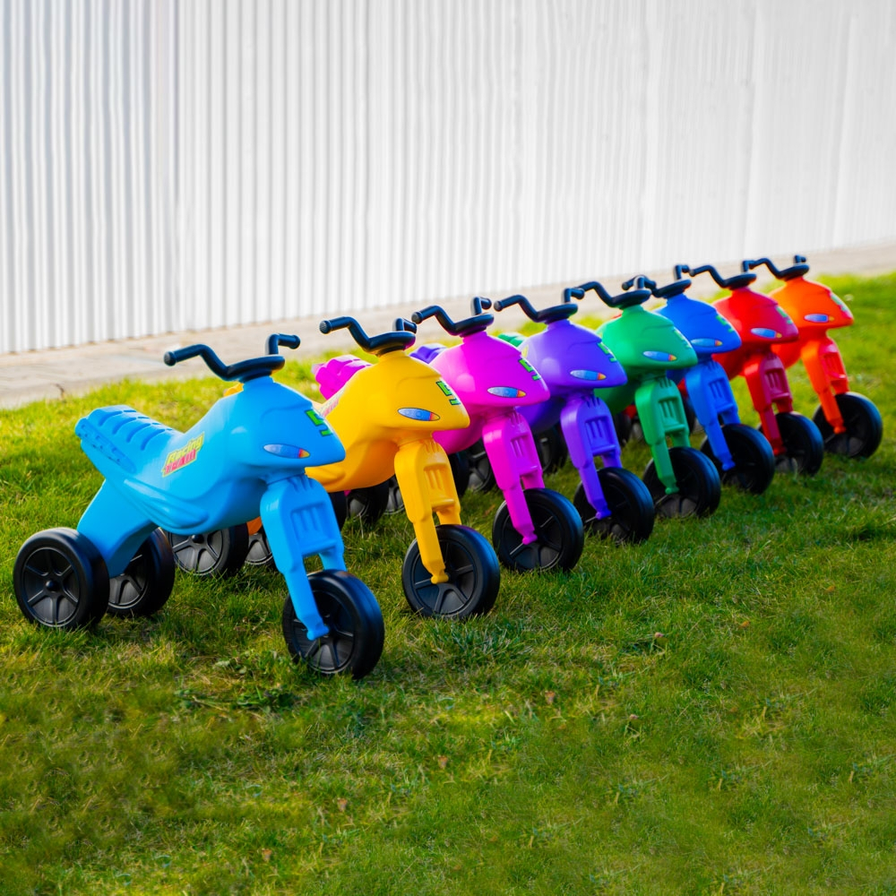 Motocicleta fara pedale, albastru deschis - ROBENTOYS [4]